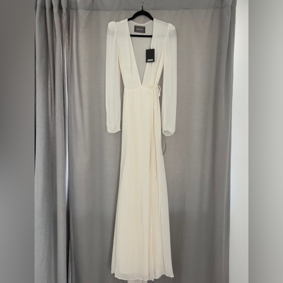 Reformation Milan Dress in Ivory Size XS NWT - Picture 6 of 15
